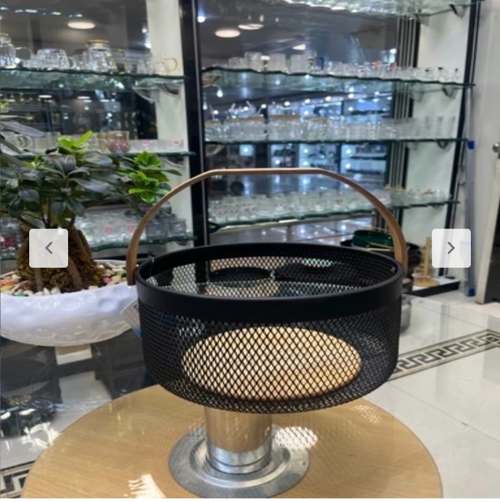 سبد نظم دهنده گرد دسته چوب