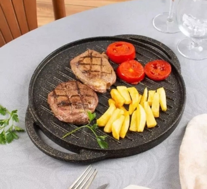 تابه گریل گرد چدن ریور کد ۸۶۸۲