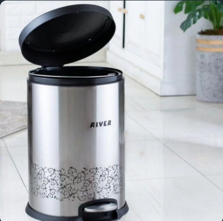 سطل زباله استیل ۱۴ لیتر ریور