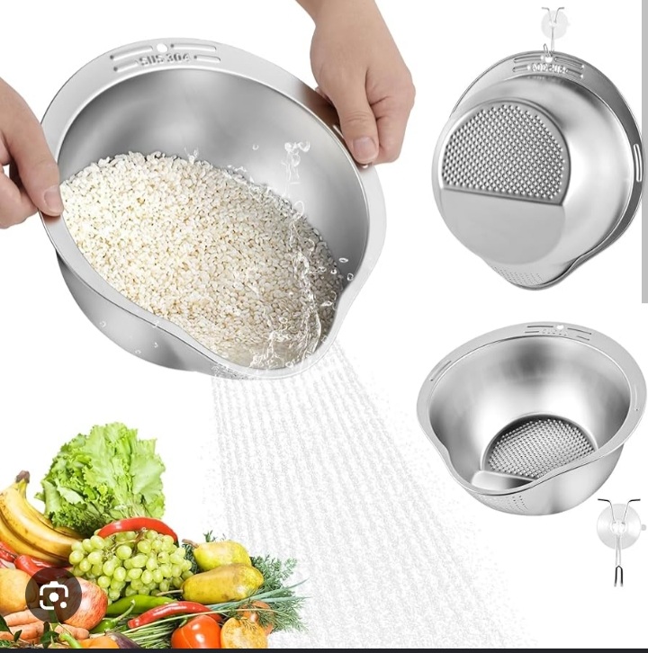 آبکش استیل برنج شوی یونیک