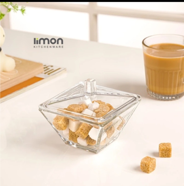 قندان شیشه ای لیمون